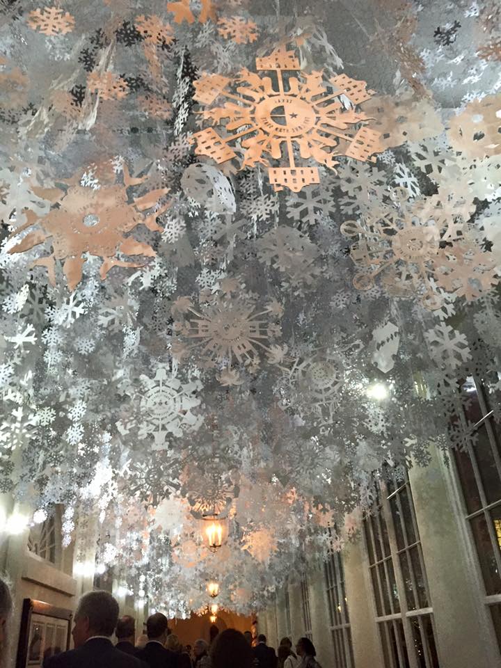 Snowflakes above Hallway