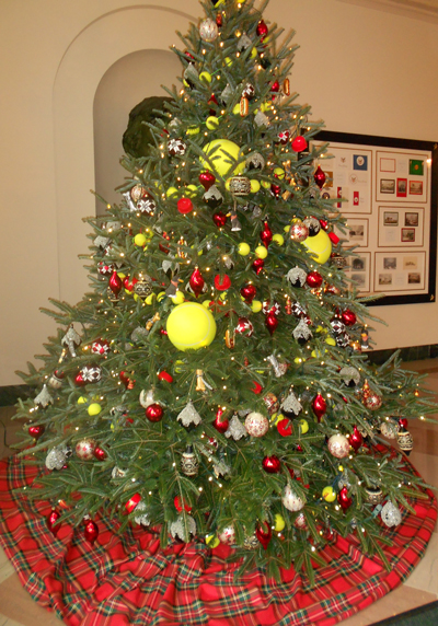 Tennis ball tree