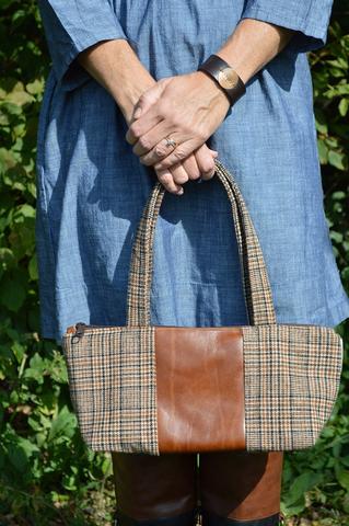 The Dianna Bag - Tan plaid