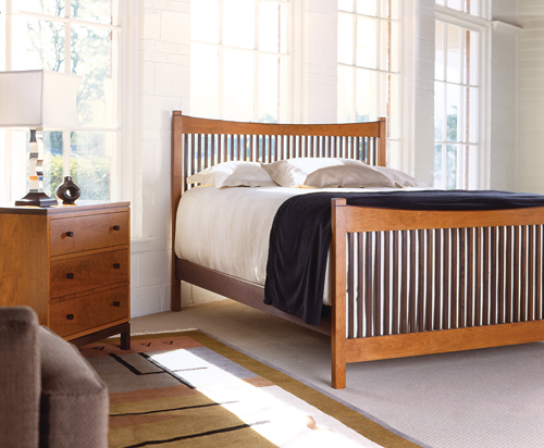 Stickley Metropolitan Sleigh Bed 7524