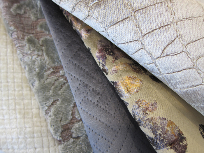 Rich and varied velvet textures (Marge Carson)