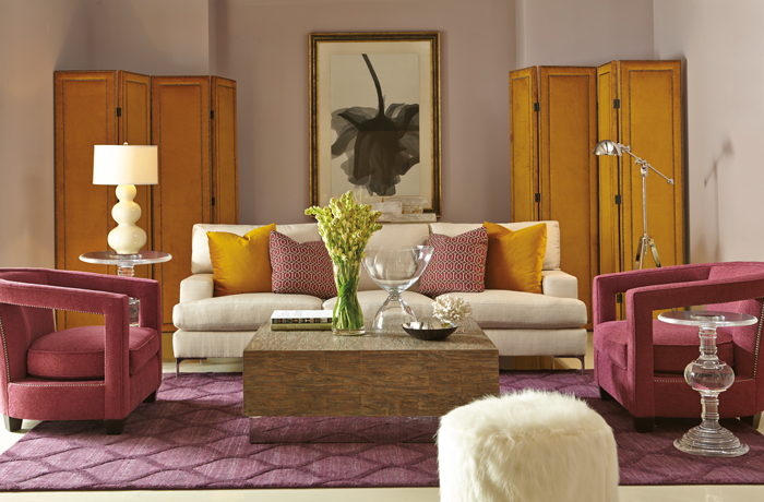 Colorful Bernhardt Interiors Room