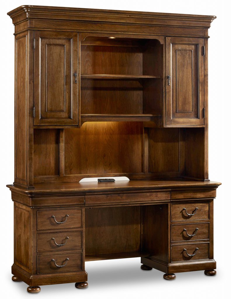 Archivist Computer Credenza and Hutch